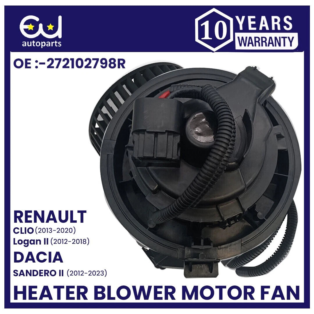 HEATER BLOWER MOTOR FAN FOR DACIA DUSTER SANDERO LOGAN MK2 RENAULT CLIO MK4