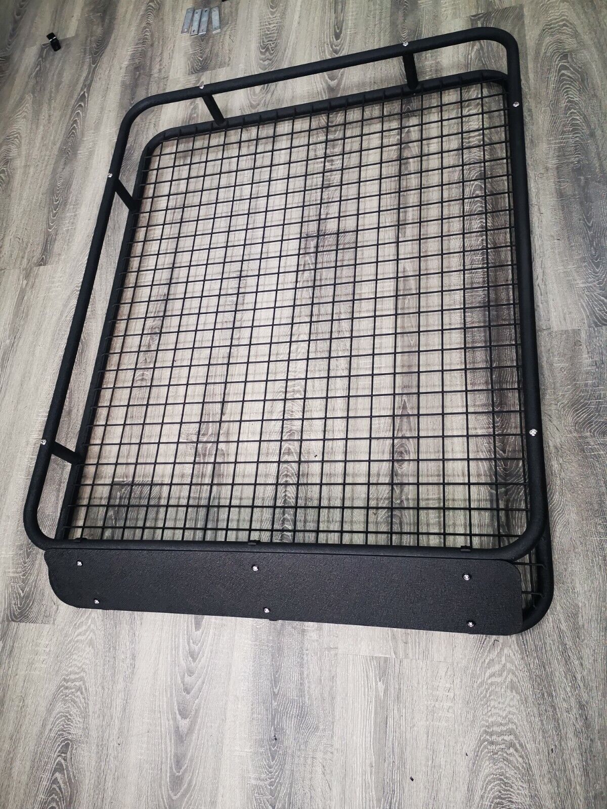 UNIVERSAL ROOF BASKET STEEL CARGO LUGGAGE TRAY FOLDING CARRIER RACK 1.6M X 1M