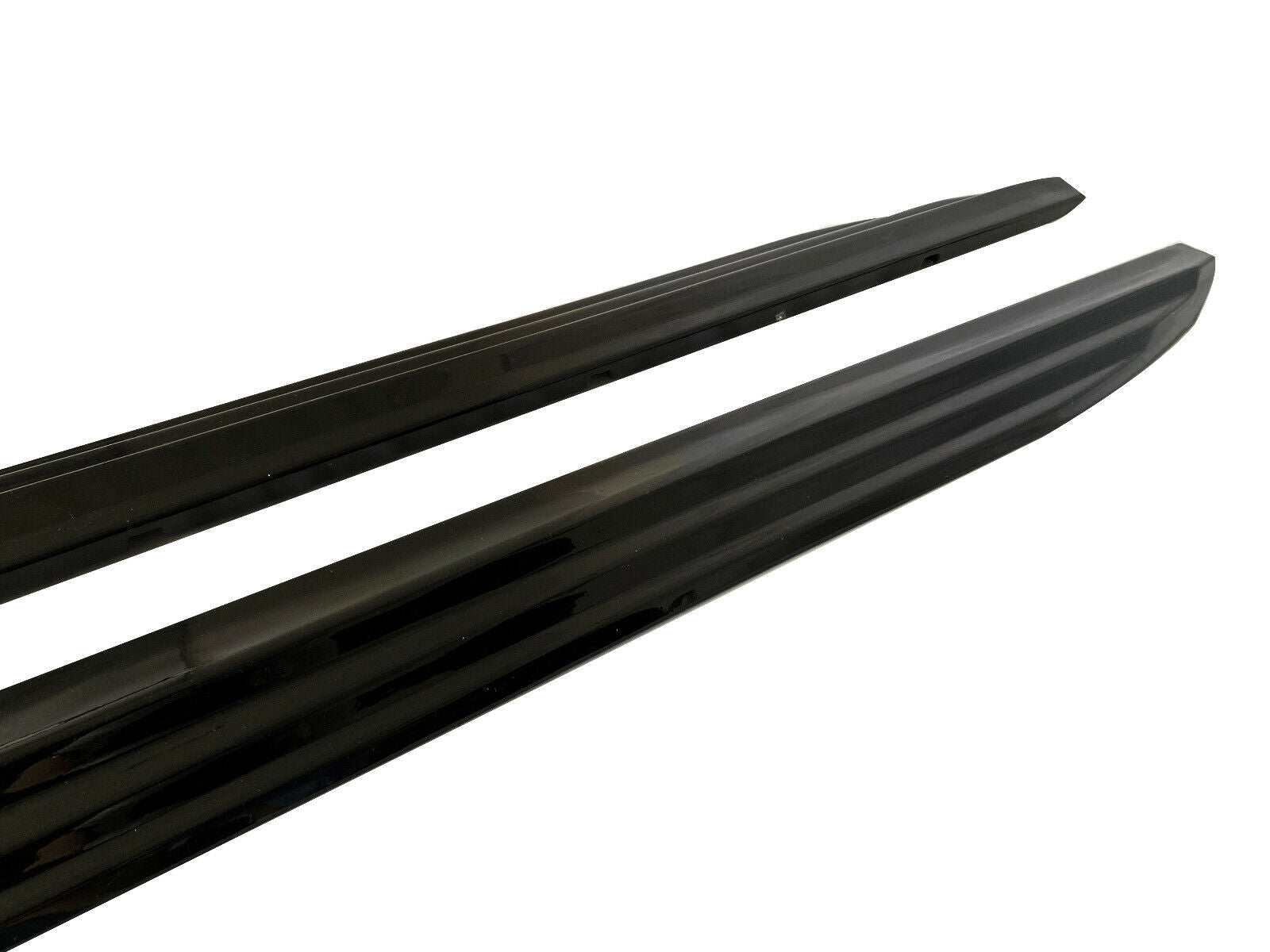 FOR BMW X5 F15 X6 F16 M SPORT SIDE SKIRTS EXTENSION BLADES LIP GLOSS BLACK 13-18