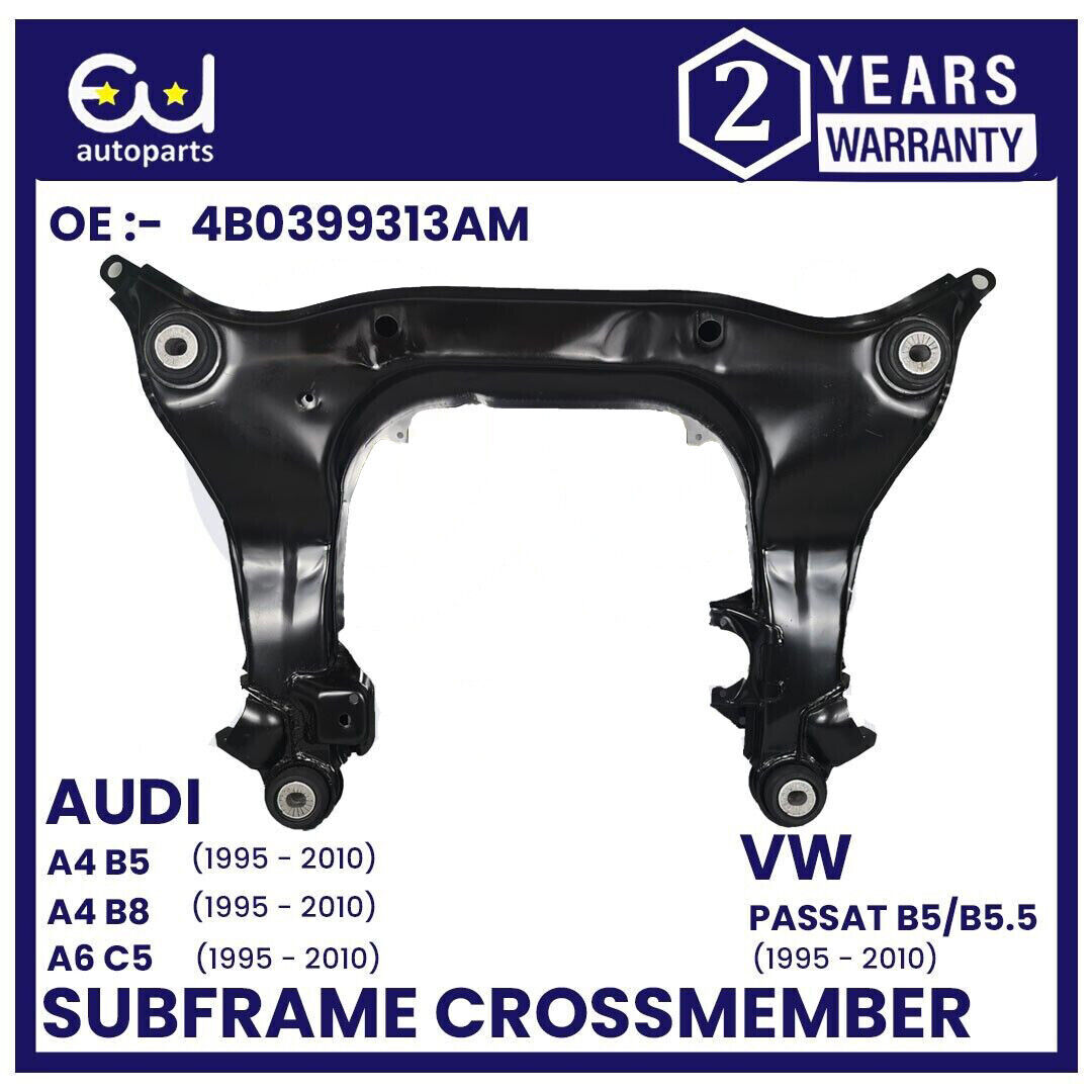 FRONT SUBFRAME CROSSMEMBER FOR AUDI A4 B5 A6 C5 VW PASSAT AUTOMATIC & 6SP MANUAL