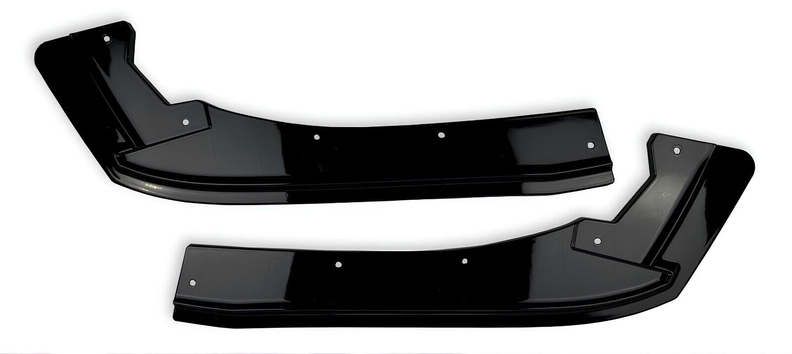 REAR BUMPER CORNER CANARDS GLOSS BLACK FOR BMW 3 SERIES F30 2015-2018