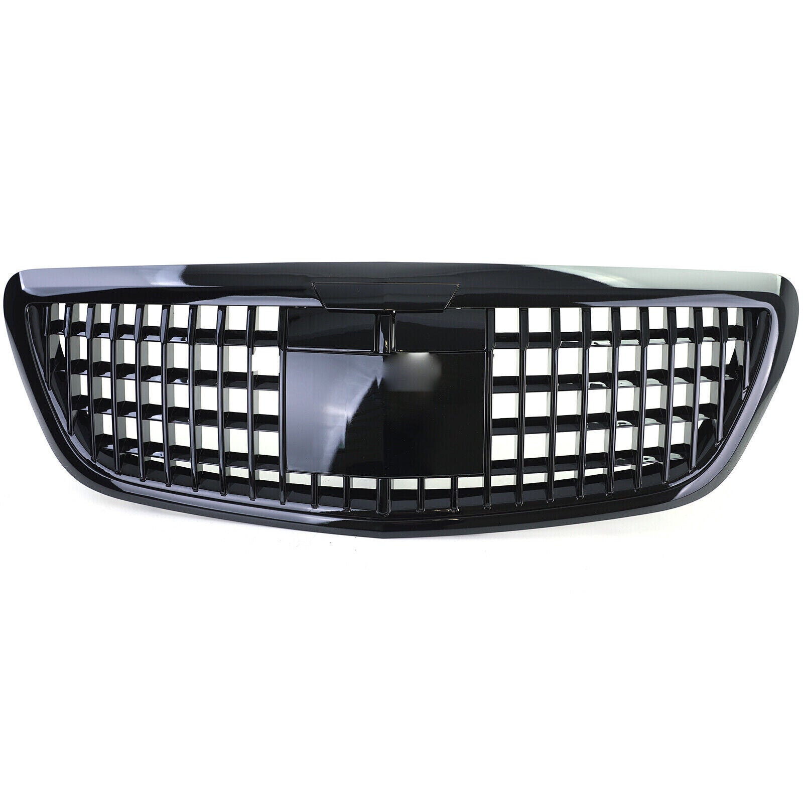 FOR MERCEDES BENZ S CLASS W222 S350 14+ MAYBACH STYLE FRONT GRILL GRILLE BLACK