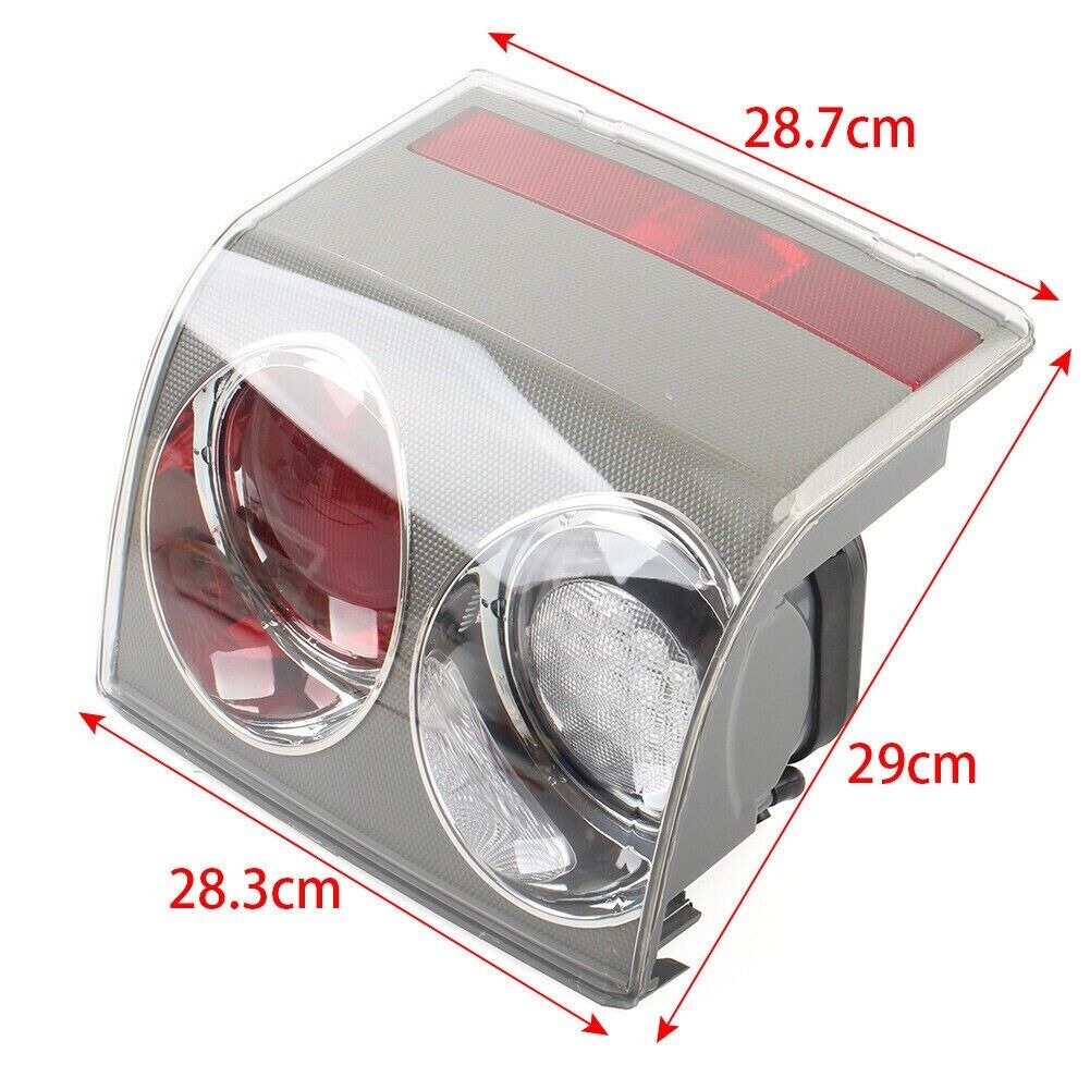 LEFT REAR TAIL LIGHT RED & WHITE LAMP FOR LAND RANGE ROVER VOGUE L322 2002-2009