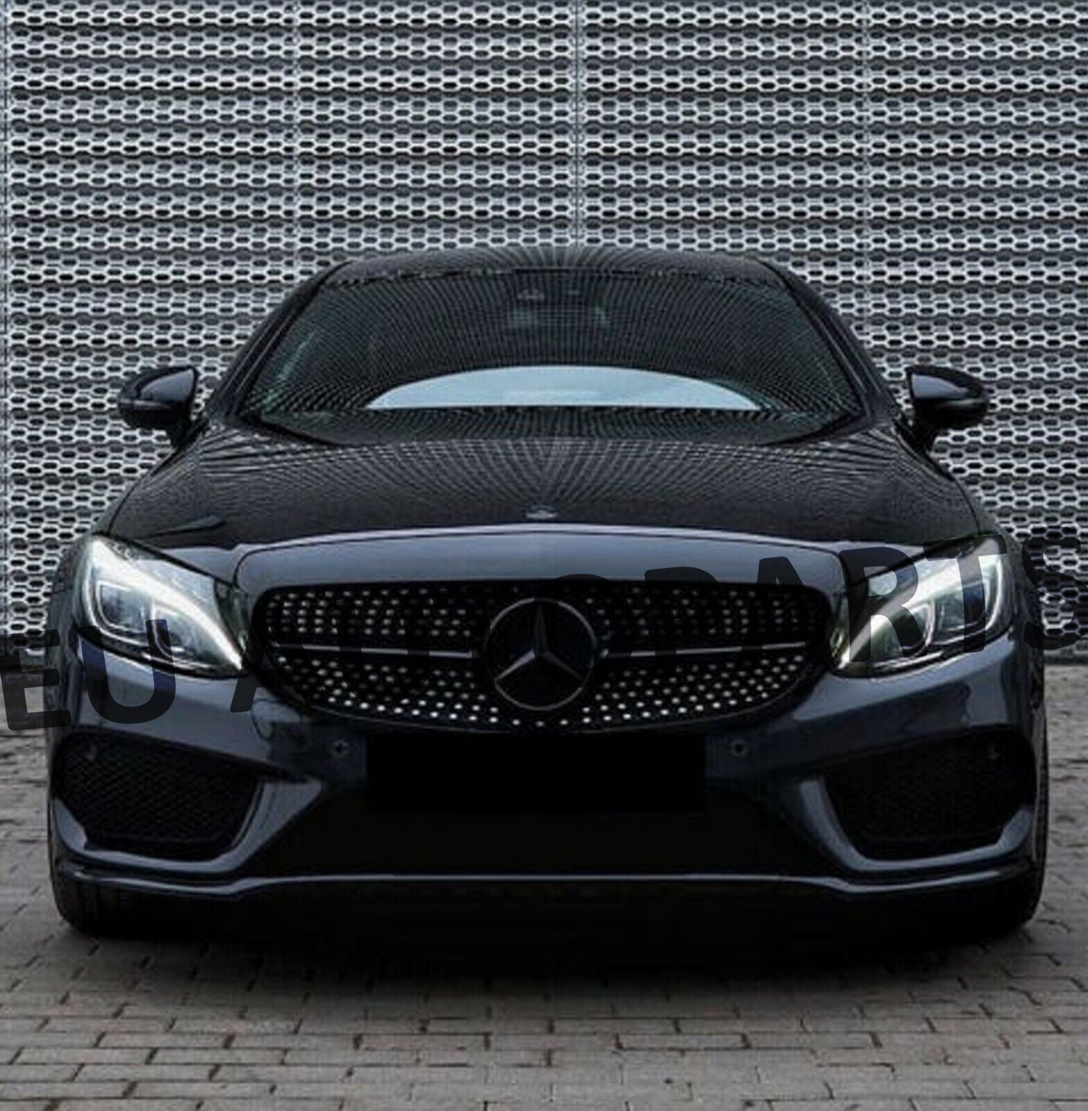 FOR MERCEDES C CLASS W205 GRILLE GRILL 2019 + DIAMOND AMG STYLE WITH CAMERA