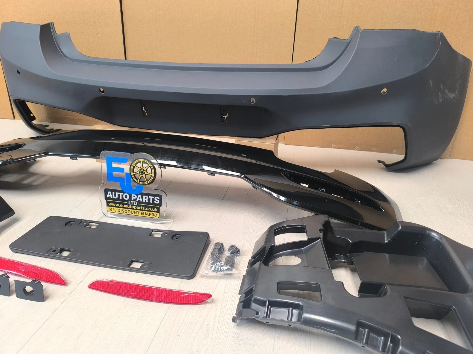 FOR BMW 1 SERIES F20 F21 2015-19 LCI M SPORT REAR BUMPER DIFFUSER M135i M140i