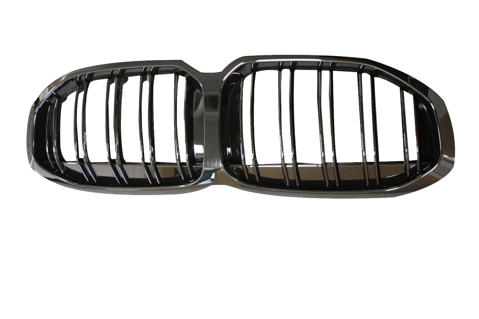 FOR BMW 1 SERIES F40 DOUBLE SLAT M SPORT FRONT GRILLE GRILL GLOSS BLACK 2019