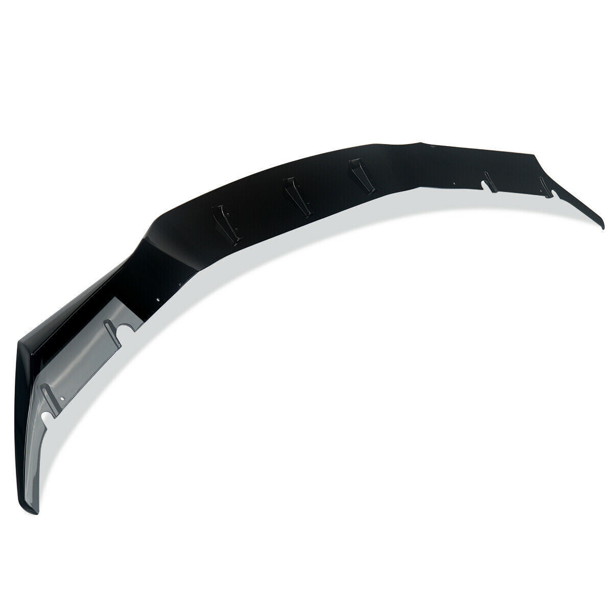 FOR BMW F90 M5 GLOSS BLACK RKP STYLE FRONT BUMPER LIP SPOILER SPLITTER 2017-20
