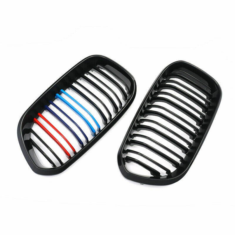 FOR BMW F20 F21 FRONT GRILLE M COLOR KIDNEY TWIN DUAL GRILLE GRILL  2015 ONWARDS