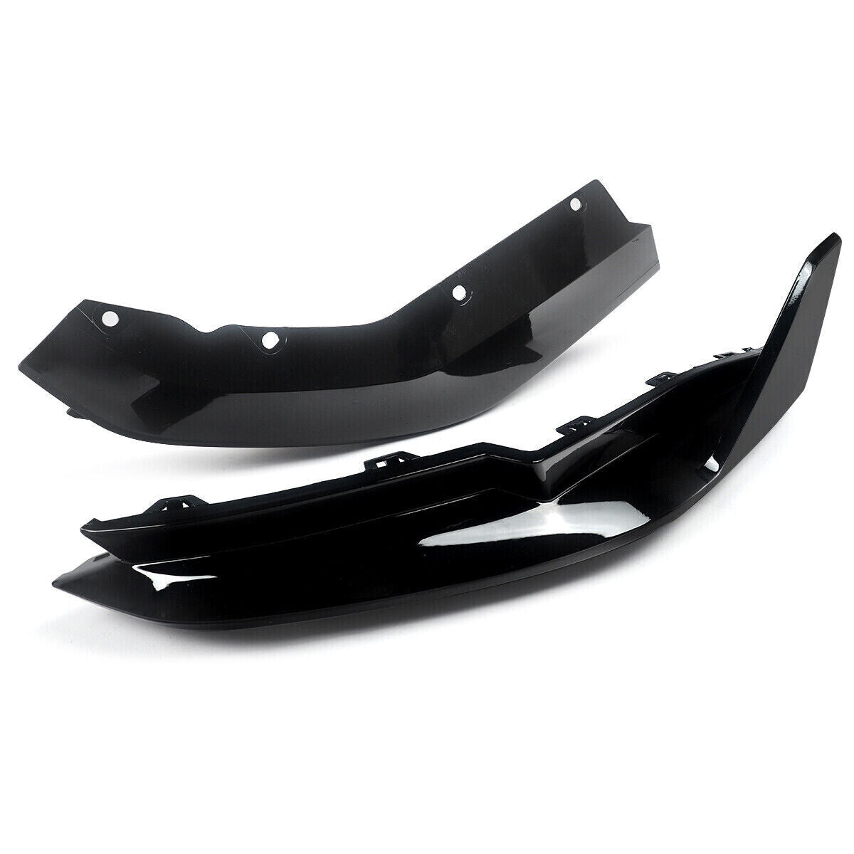 FOR BMW G82 G83 M4 G80 M3 REAR BUMPER SIDE DIFFUSER CORNER COVER LIP GLOSS BLACK
