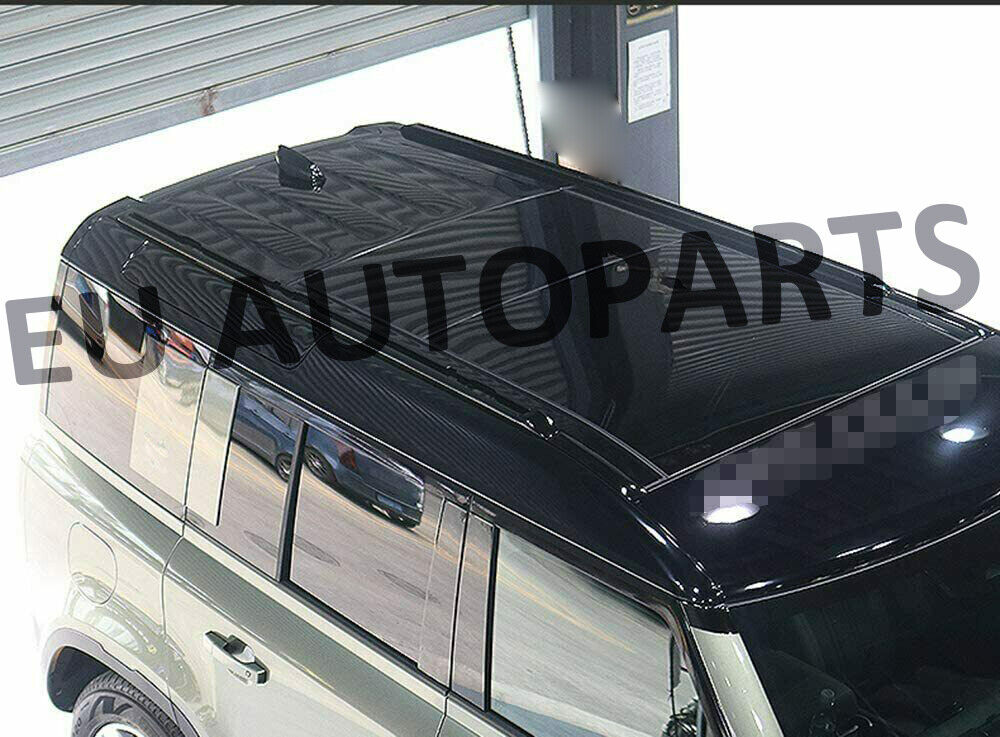 FOR LAND ROVER DEFENDER 110 L663 ALUMINIUM ROOF RAILS ROOF BARS BLACK STYLE 20+