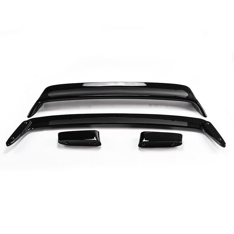 REAR BOOT SPOILER WING FOR BMW 3 SERIES E36 SALOON COUPE M3 GT STYLE GLOSS BLACK