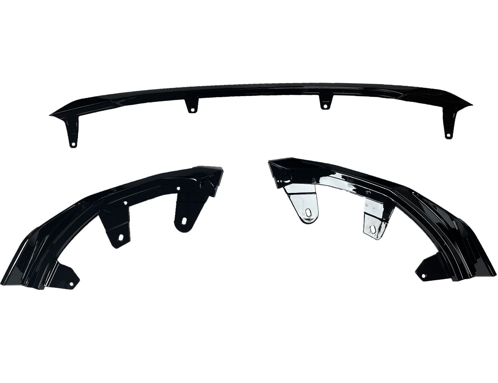 FOR BMW 2 SERIES G42 G43 M SPORT FRONT BUMPER SPLITTER LIP SPOILER GLOSS BLK 21+