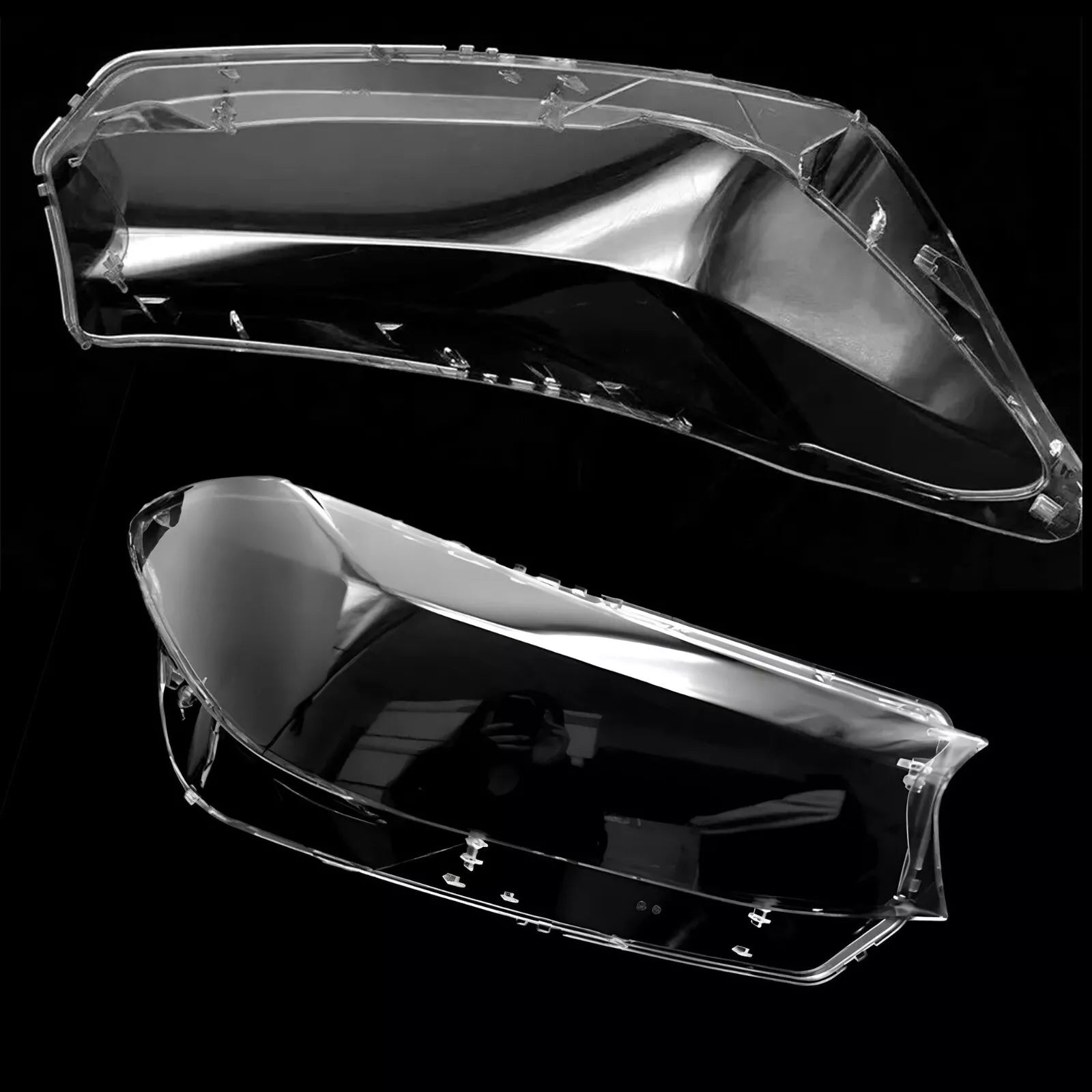 LEFT RIGHT HEADLIGHT HEADLAMP CLEAR LENS COVER FOR BMW 6 SERIES GT G32 2017-2019