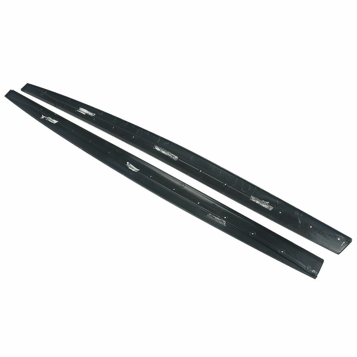 FOR BMW 4 SERIES F32 F33 F36 M SPORT SIDE SKIRTS EXTENSION LIP CARBON LOOK 2013+