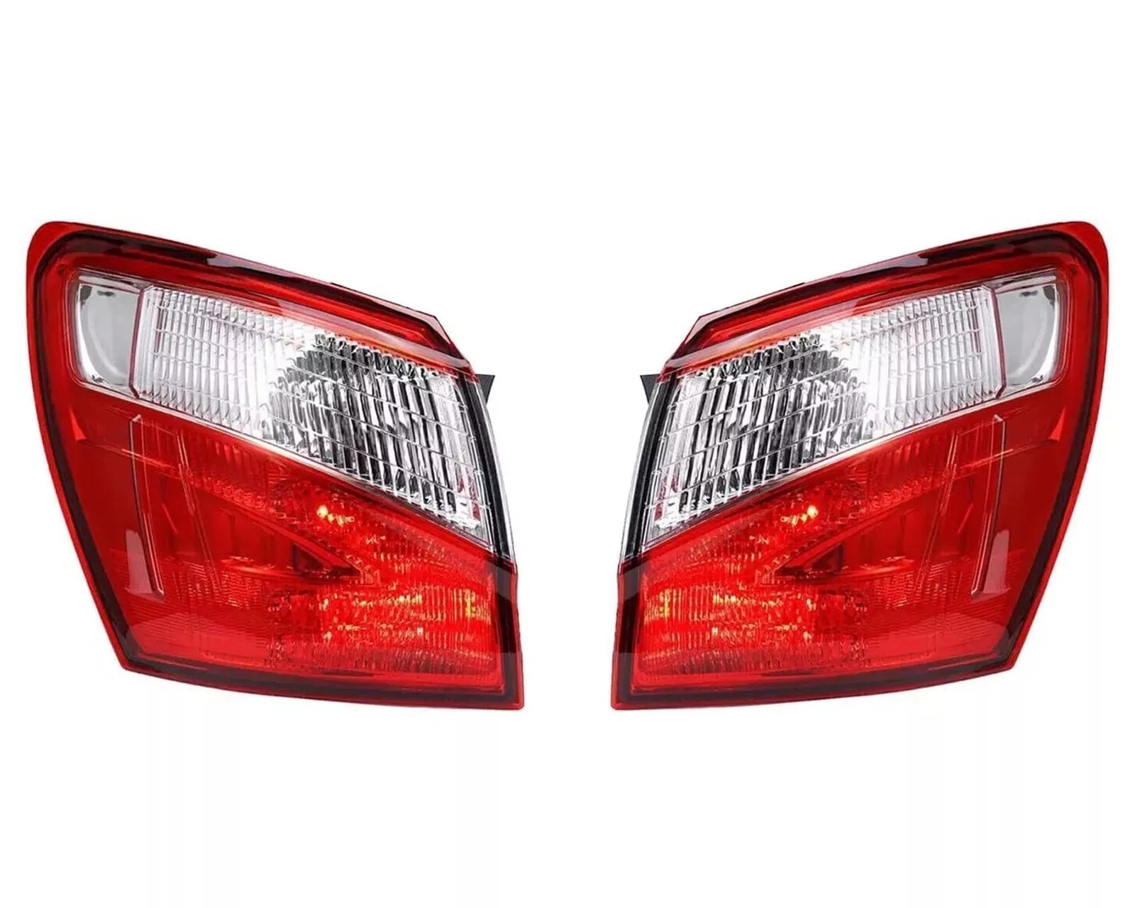 Pair Rear Outer Tail Light Brake Lamp For Nissan Qashqai 5&7 Seater J10 10-14
