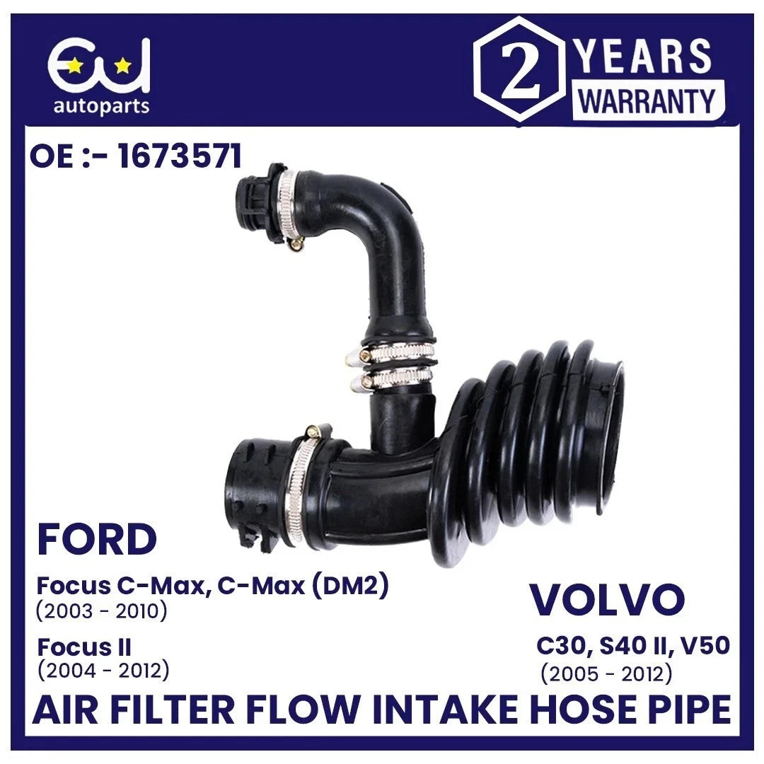 AIR FILTER FLOW INTAKE HOSE PIPE FOR FORD FOCUS MK2 C-Max 1.6 TDCI Volvo 1673571