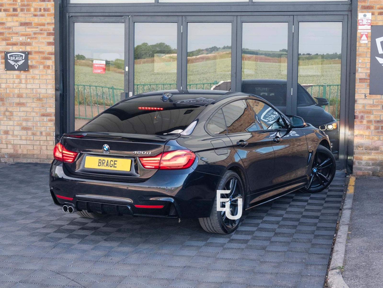 FOR BMW 4 SERIES F36 GRAN COUPE 2014-2020 M-SPORT REAR BUMPER WITH PDC HOLES