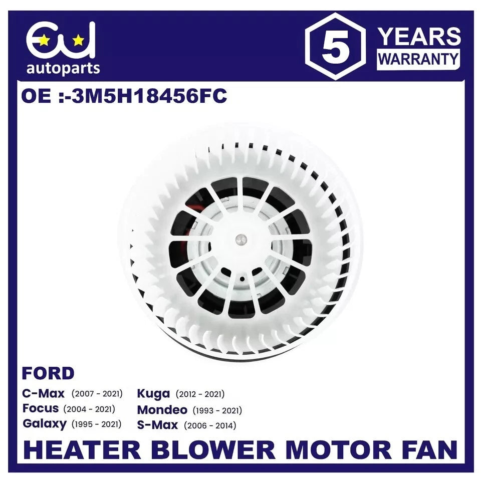 FOR FORD KUGA MK2 MONDEO MK3 MK4 MK5 GALAXY MK2 S-MAX HEATER BLOWER MOTOR FAN