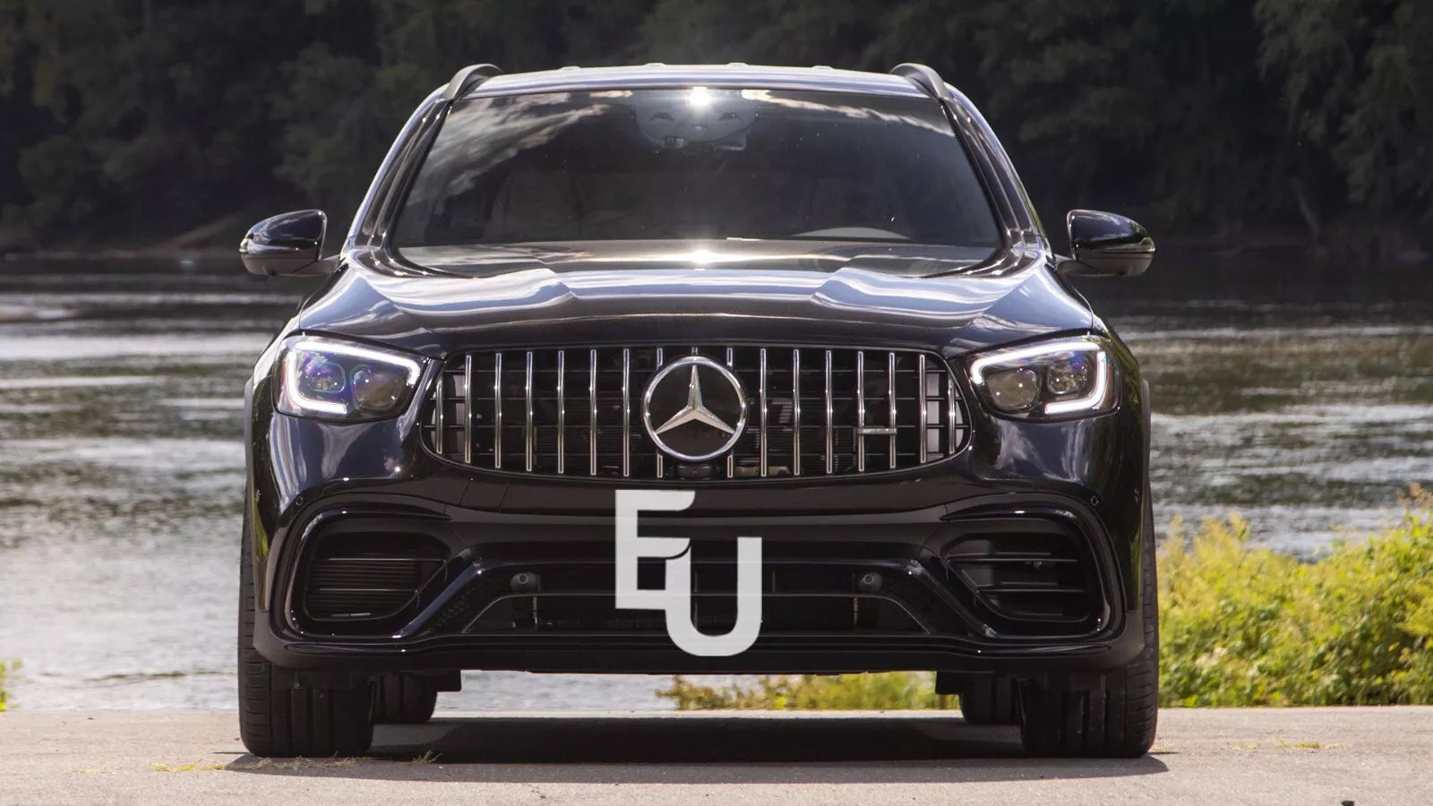 FOR 2020-2022 MERCEDES GLC W253 C253 FRONT HEADLIGHT LENS COVERS LEFT RIGHT PAIR