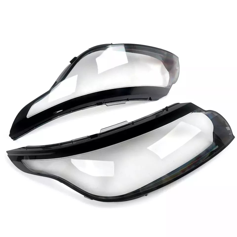 LEFT RIGHT SIDE PAIR HEADLIGHT LENS LAMP COVER FOR RANGE ROVER SPORT L494 13-17