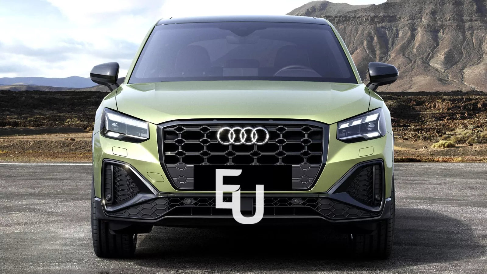 FOR AUDI Q2 LEFT RIGHT SIDE PAIR FRONT HEADLIGHT HEADLAMP LENS COVER 2017-2022