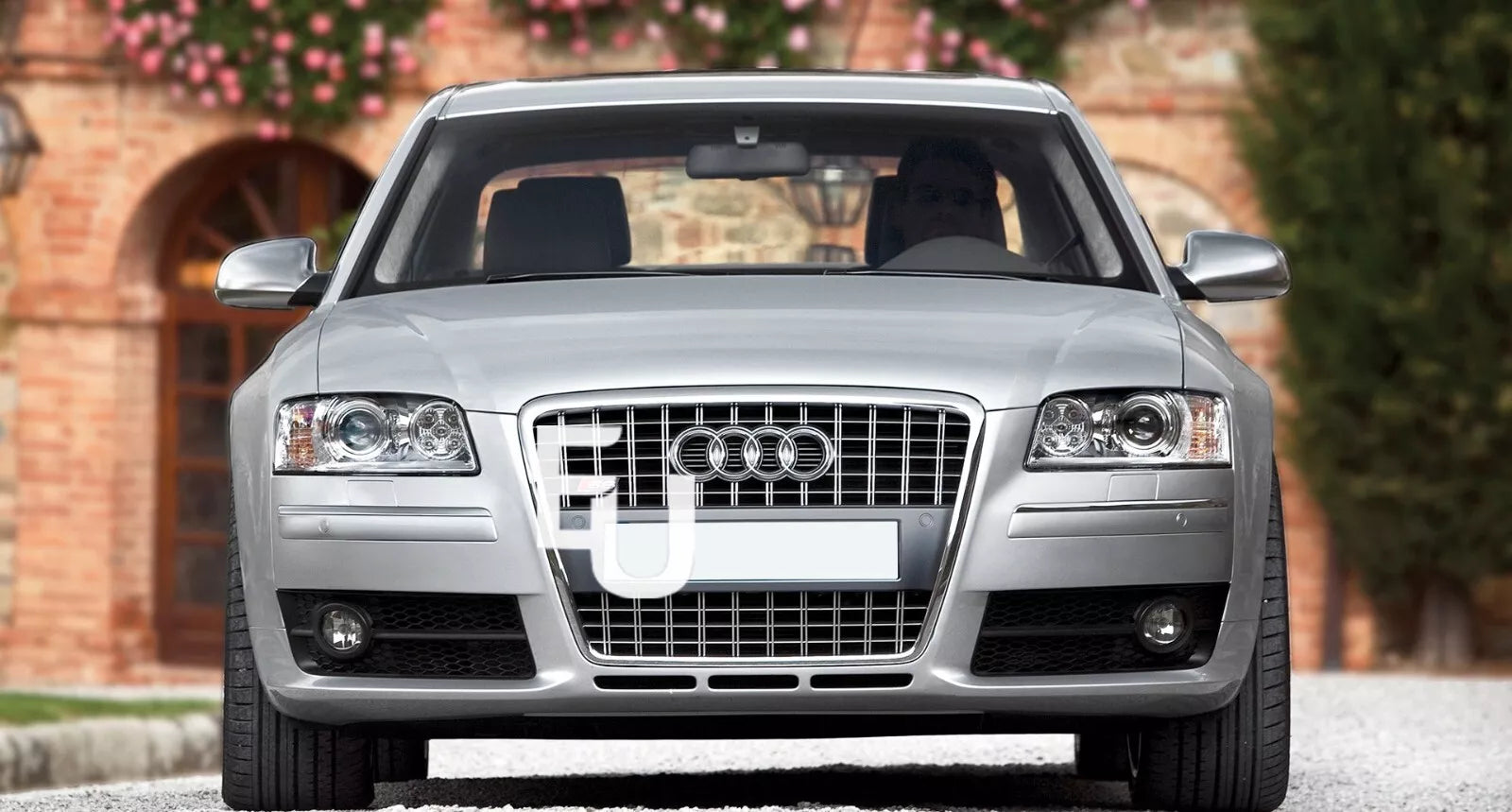 FOR AUDI A8 D3 PAIR RIGHT LEFT FRONT HEADLIGHT HEADLAMP LENS COVER 2003-2009