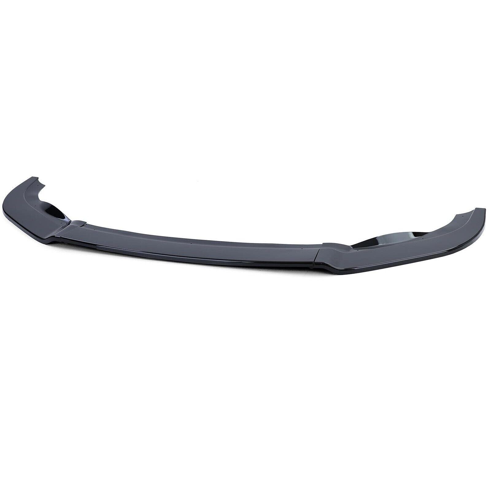 FOR VW GOLF MK6 R20 R FRONT SPLITTER SPOILER LIP BODY KIT BUMPER GLOSS BLK 08-13