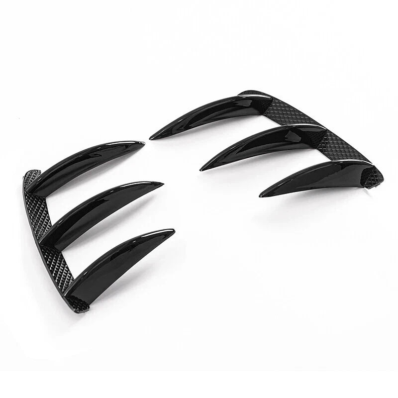 FOR MERCEDES BENZ A CLASS W176 A200 A250 A45 REAR BUMPER SPLITTER CANARD TRIM