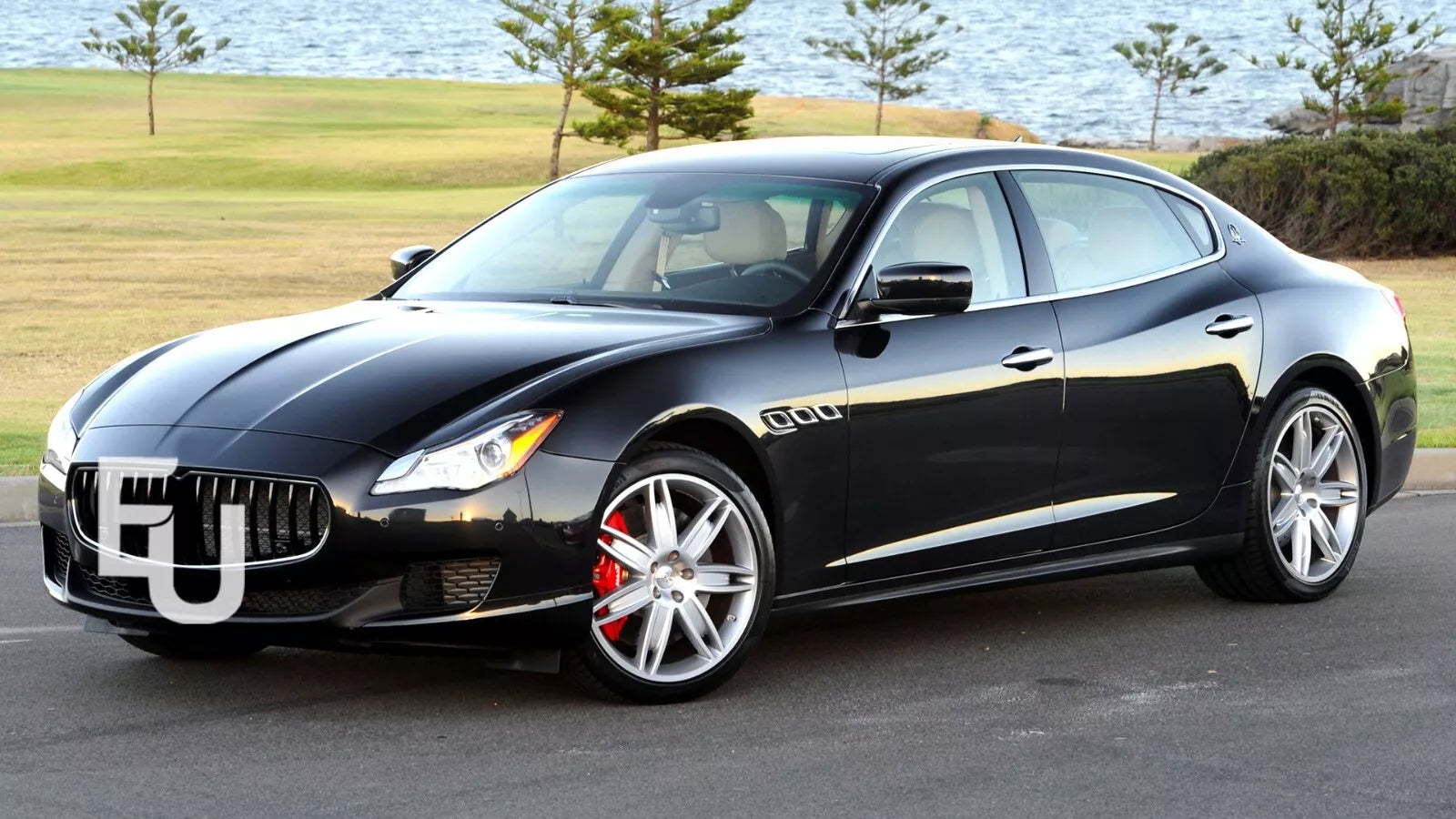 LEFT PASSENGER SIDE HEADLIGHT LENS COVER LAMP FOR MASERATI QUATTROPORTE 2013-15