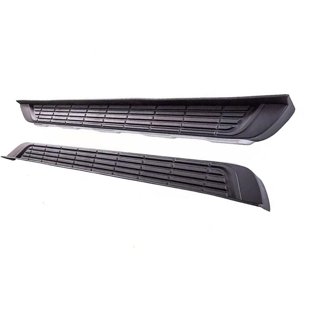 SIDE STEPS RUNNING BOARDS PAIR 100% OEM STYLE SILVER FOR VW AMAROK 2010 ONWARD