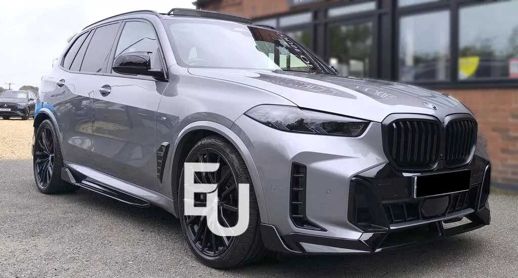 FOR BMW X5 G05 LCI 2023+ AERO BODYKIT BODY KIT REAR DIFFUSER GLOSS BLACK M SPORT