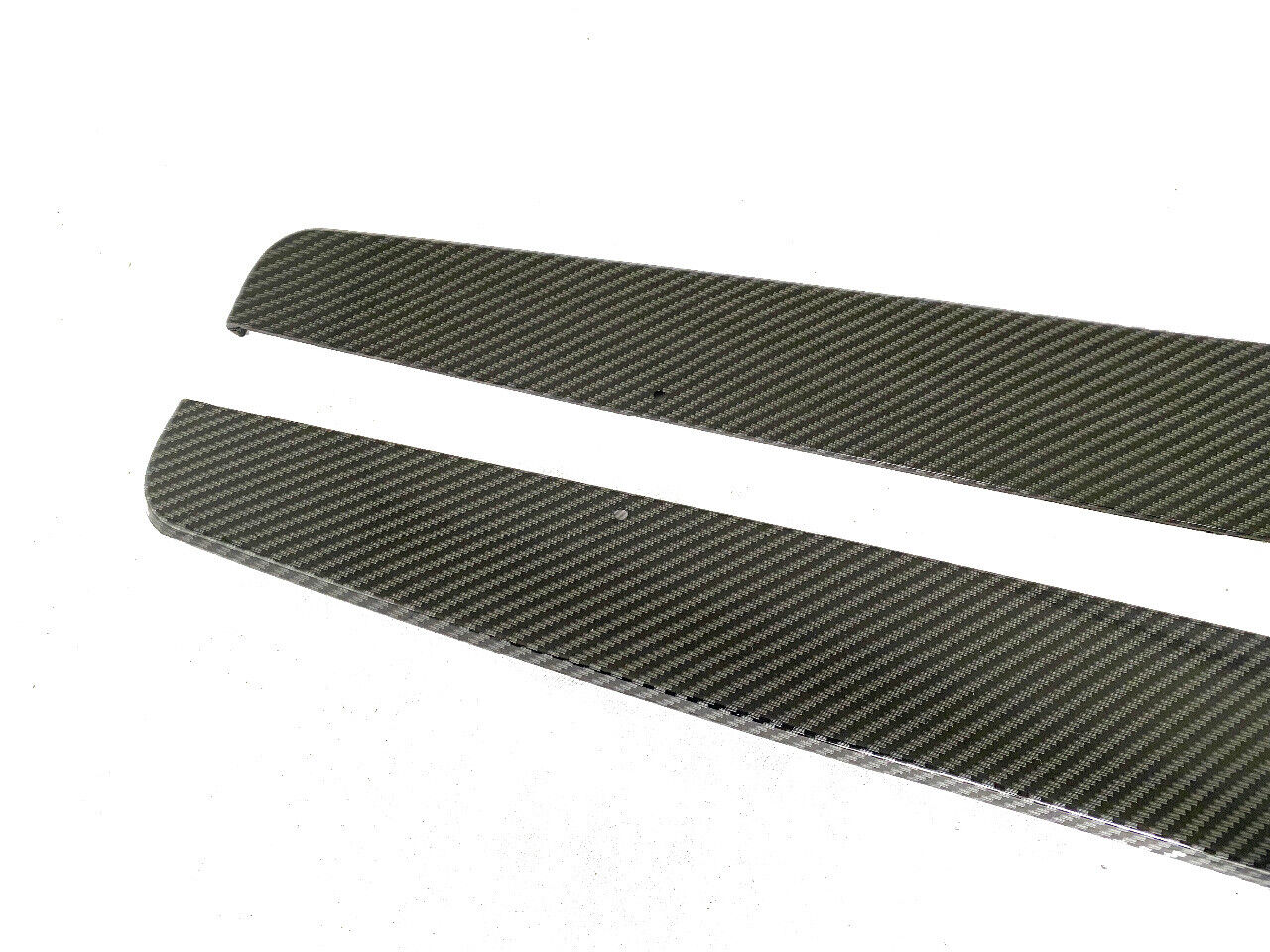 FOR BMW 2 SERIES F44 M SPORT SIDE SKIRTS EXTENSION PAIR BLADES CARBON LOOK 2020+