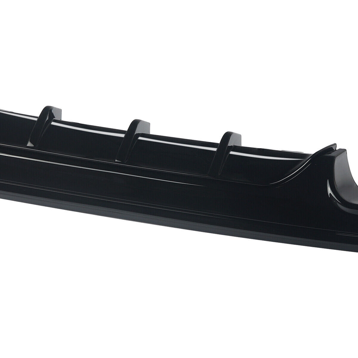 FOR BMW 2 SERIES F22 F23 M SPORT QUAD REAR DIFFUSER MP STYLE 14-21 GLOSS BLACK