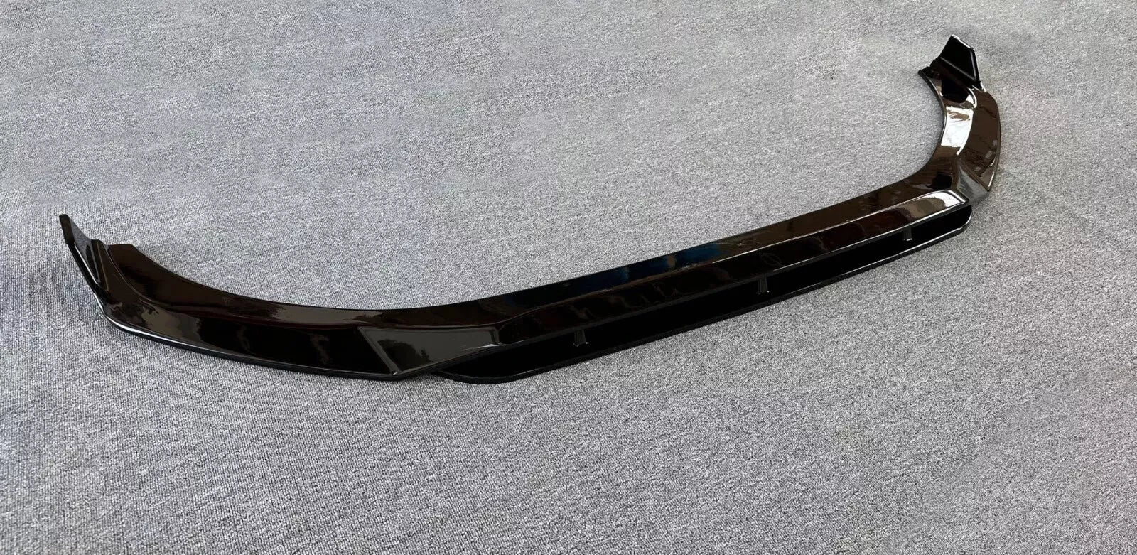 FRONT SPLITTER LIP FOR AUDI Q7 SQ7 S LINE 4M BUMPER SPOILER GLOSS BLACK 16-20