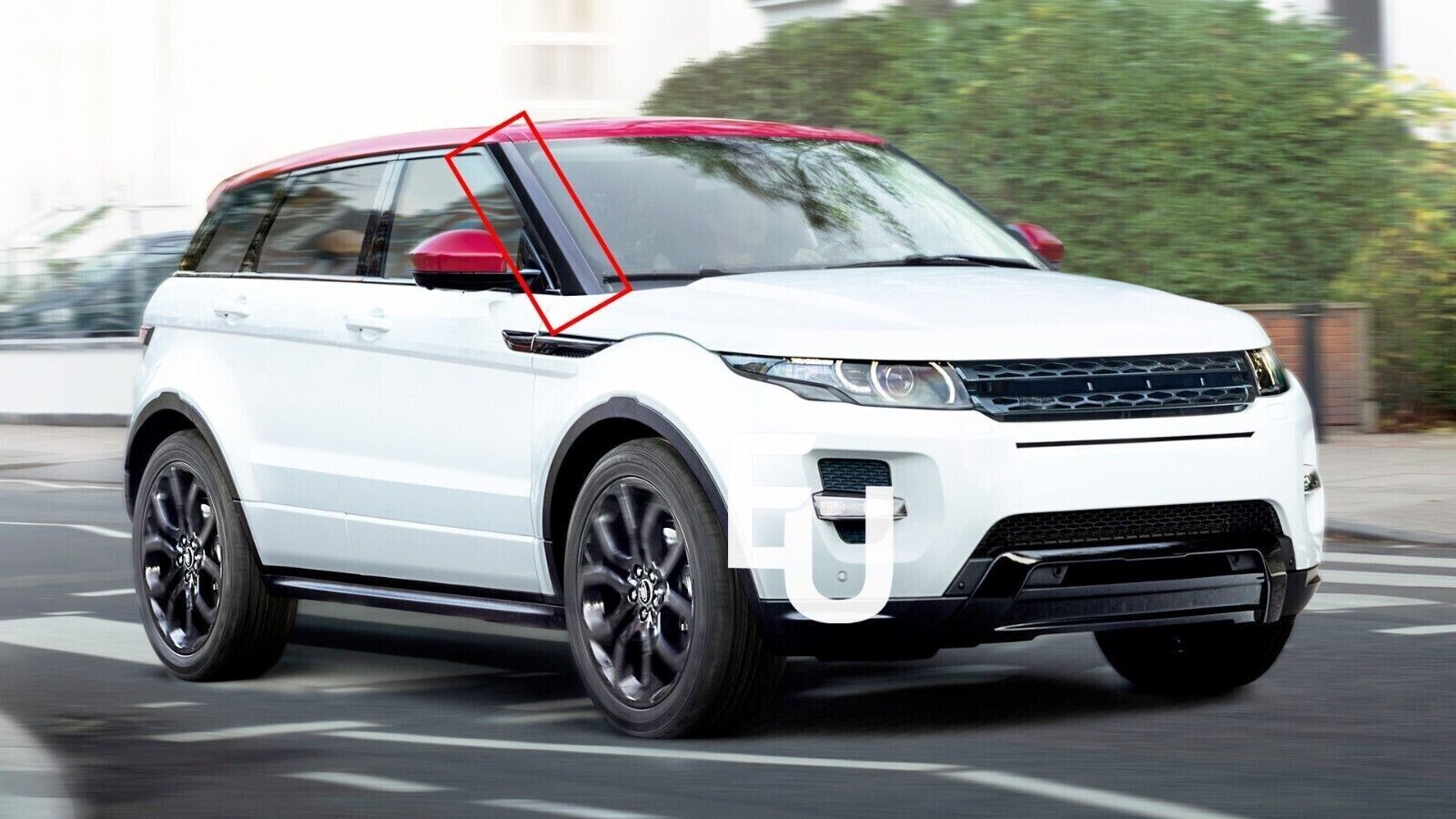 RIGHT WIND SHIELD A PILLAR TRIM MOLDING FOR LAND ROVER RANGE ROVER EVOQUE 12-19