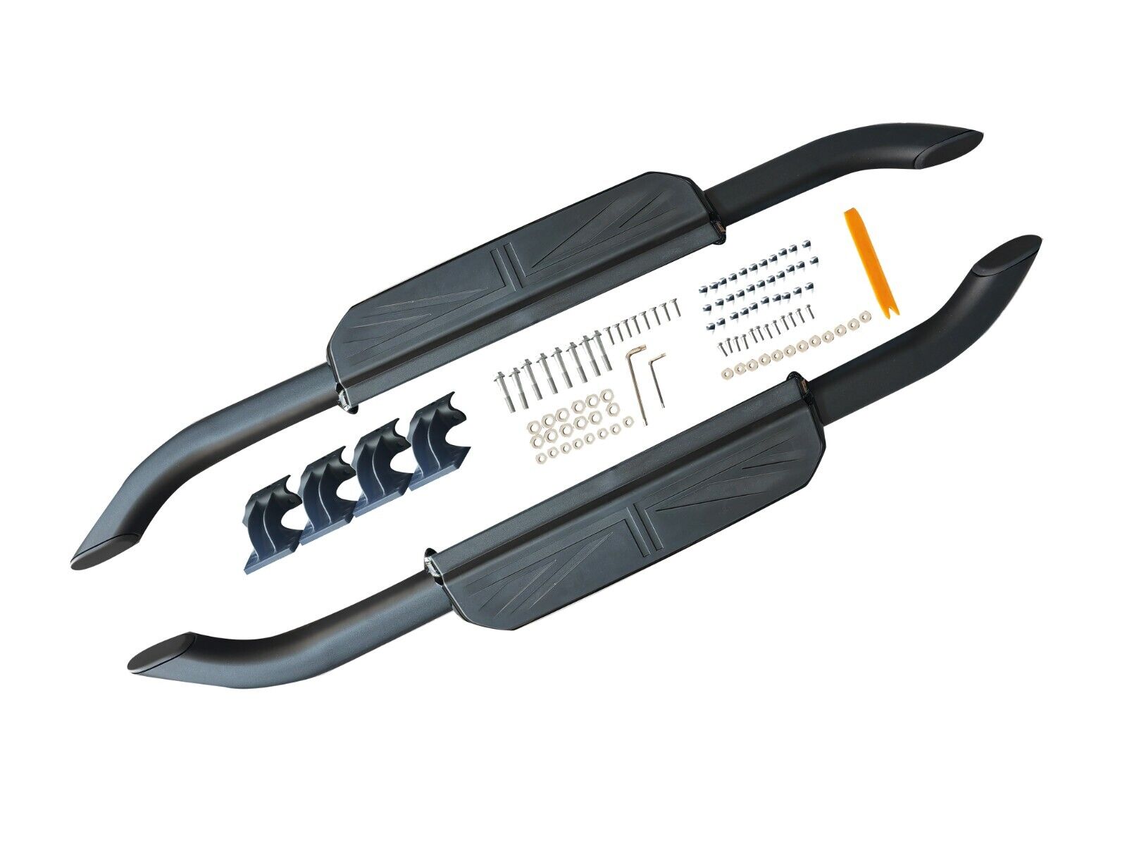 RUNNING BOARD SIDE STEPS FOR LAND ROVER DEFENDER 90 L663 UNION JACK DESIGN 20+