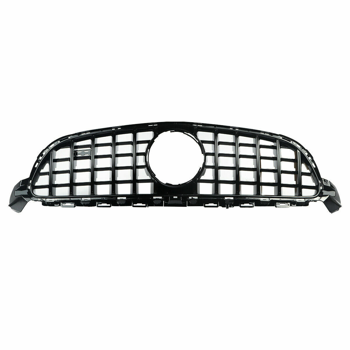 FOR MERCEDES C CLASS C63 W205 AMG FRONT GRILL GRILLE GT FULL BLACK FITS C63 ONLY