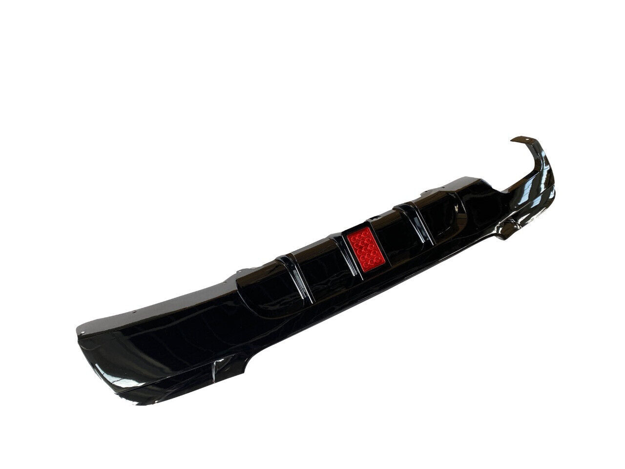 FOR BMW 3 SERIES E92 E93 320i M SPORT REAR DIFFUSER SPLITTER VALANCE LED 2006+