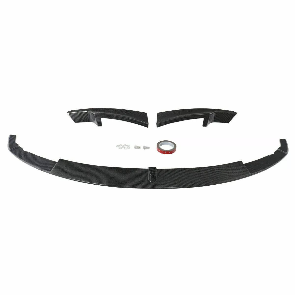 FOR BMW 3 SERIES F30 F31 M SPORT FRONT BUMPER SPLITTER LIP CARBON LOOK 2012-2018