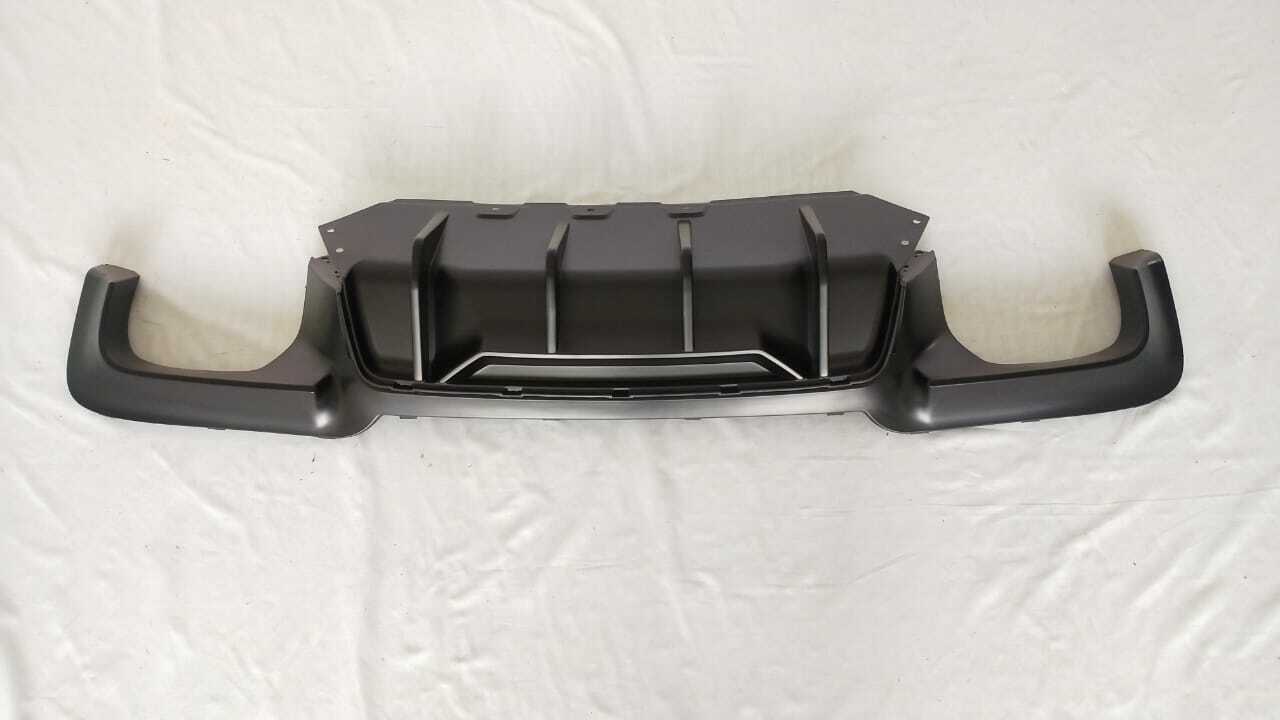 FOR BMW 5 SERIES F10 F11 REAR BUMPER DIFFUSER MSPORT SPLITTER VALANCE MATTE BLK