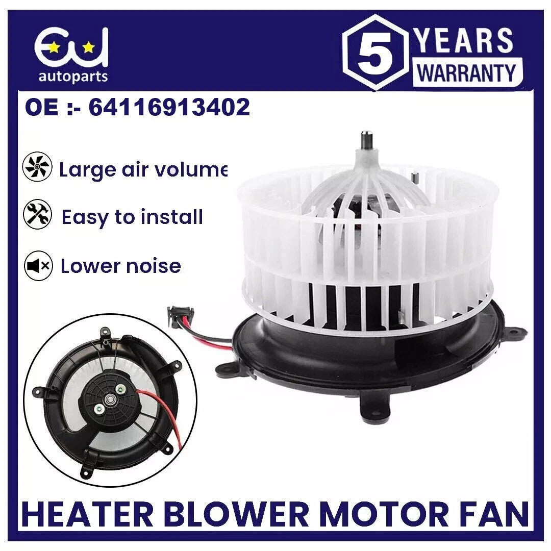 HEATER BLOWER MOTOR FAN FOR BMW 7 SERIES 735I E65 E66 E67 01-08 64116913402 RHD