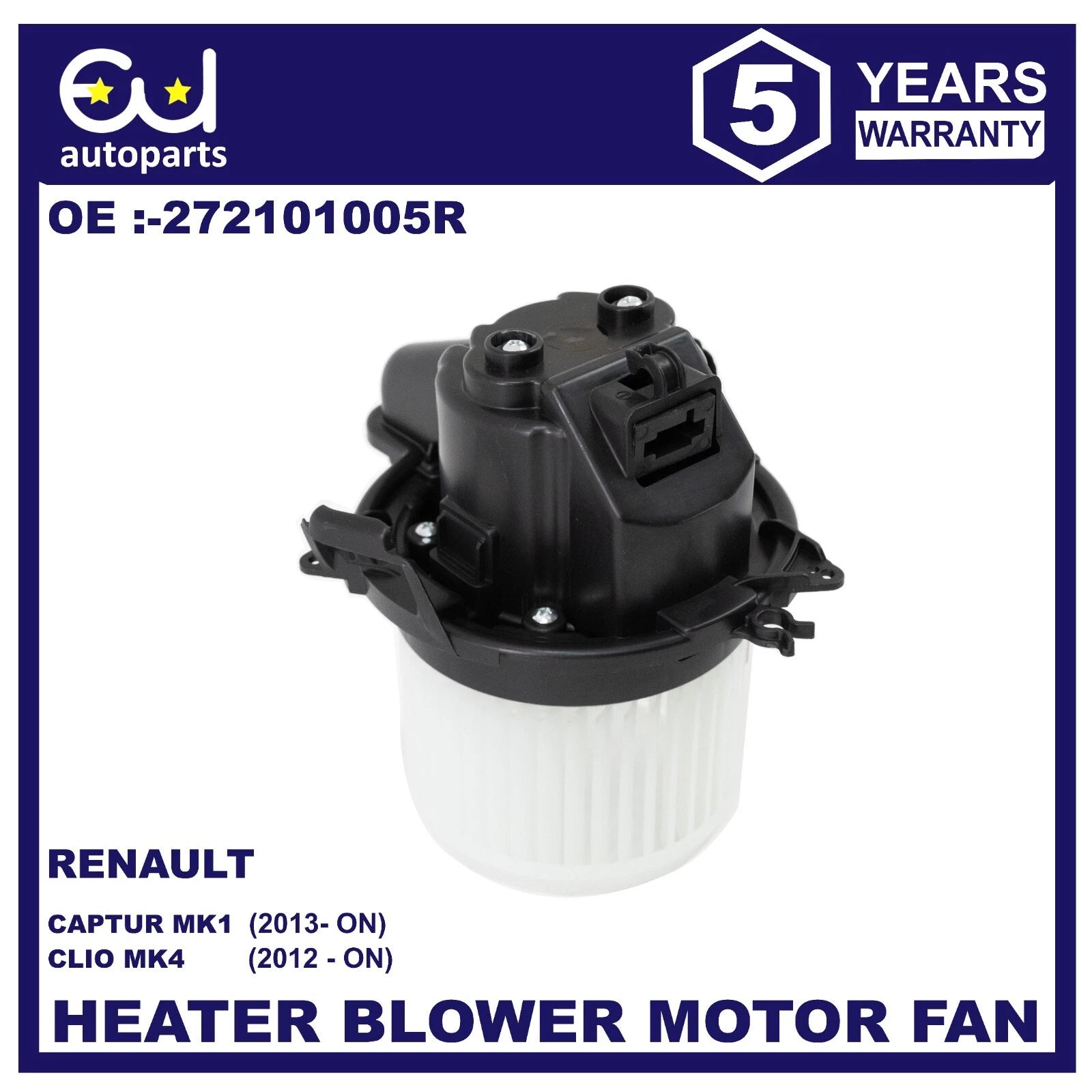 HEATER BLOWER MOTOR FAN FOR RENAULT CAPTUR MK1 CLIO MK4 DACIA DOKKER LODGY 12+