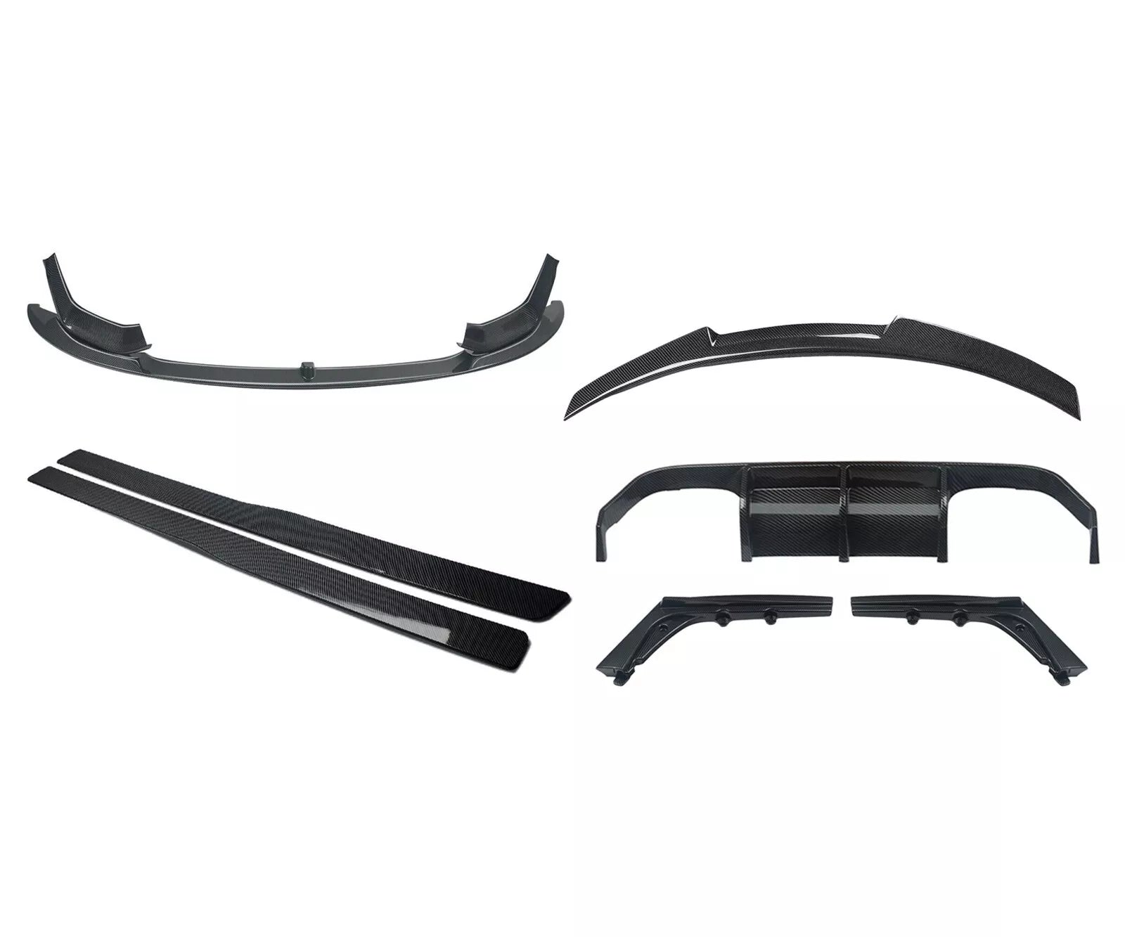 BODY KIT BODYKIT FOR BMW 4 SERIES F82 M4 FRONT LIP SKIRT REAR DIFFUSER SPLITTER