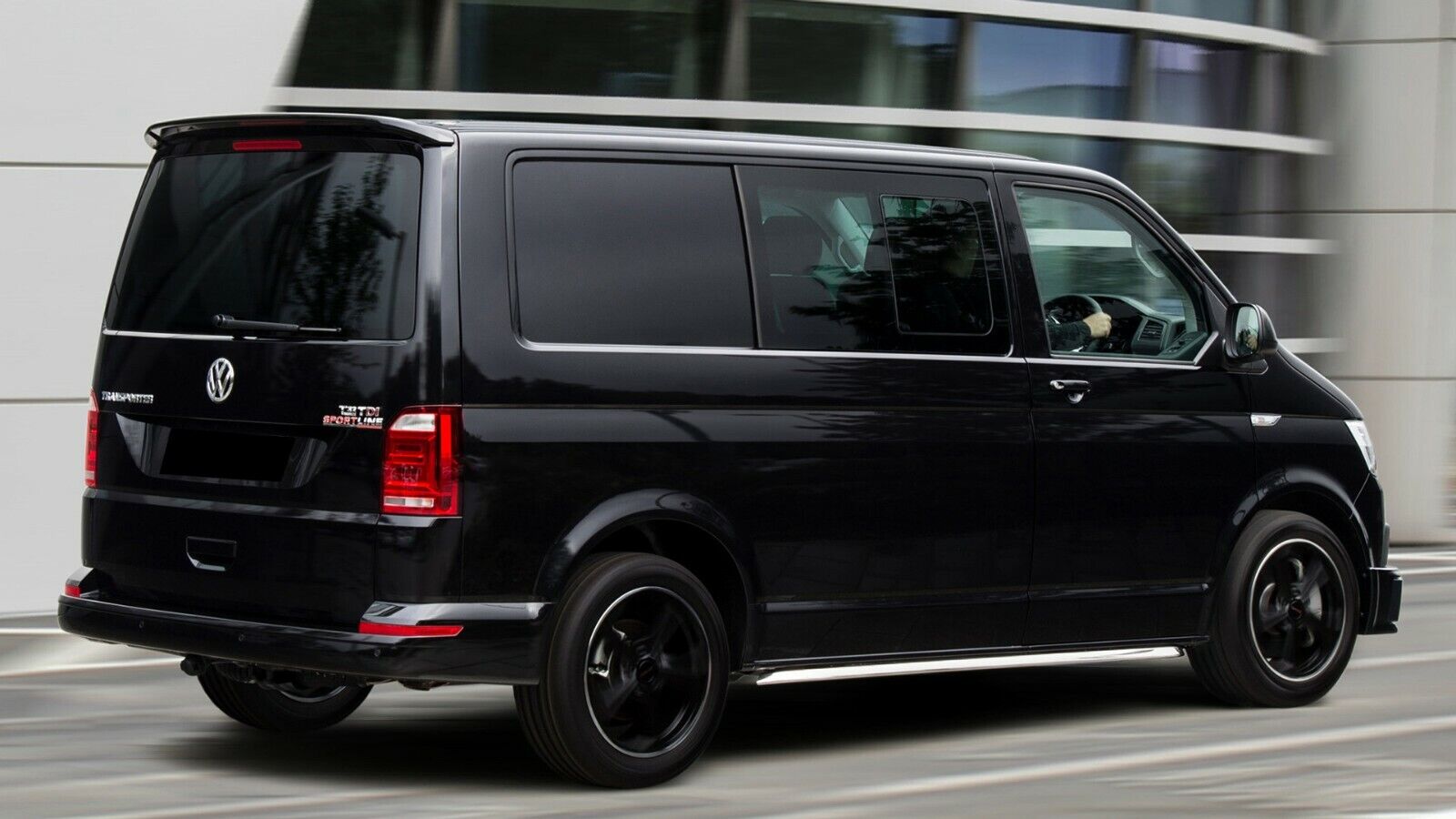 FOR VW TRANSPORTER T6 T6.1 REAR TAILGATE ROOF SPOILER WING SPORTLINE GLOSS 15+
