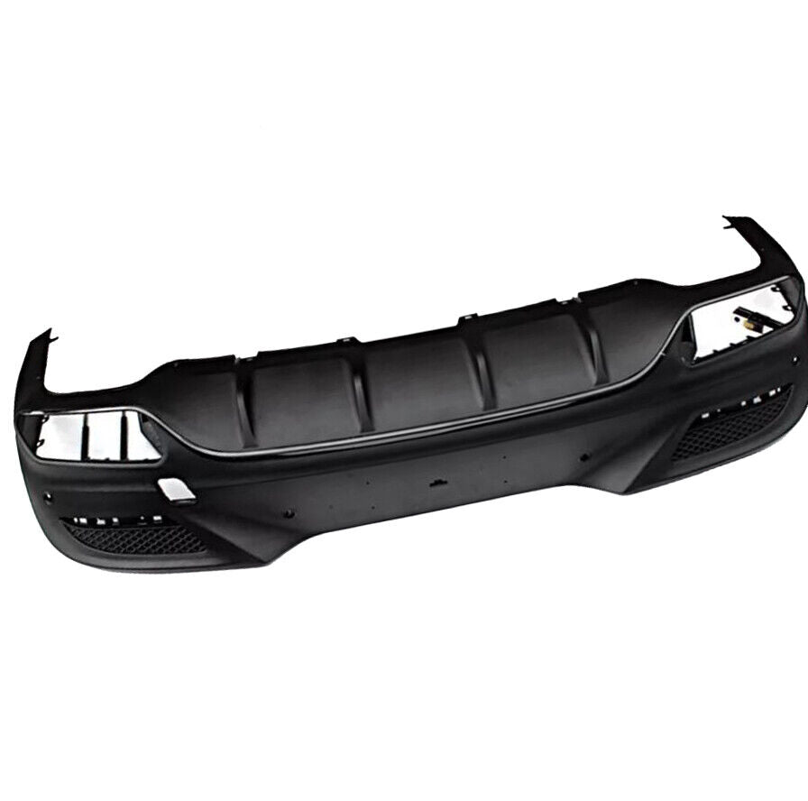 FOR MERCEDES GLE COUPE C292 AMG GLE63 STYLE REAR DIFFUSER VALANCE TAILPIPE BLACK