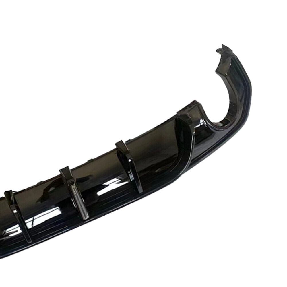 FOR BMW 4 SERIES G26 M SPORT GRAN COUPE REAR DIFFUSER VALANCE GLOSS BLACK 2021+