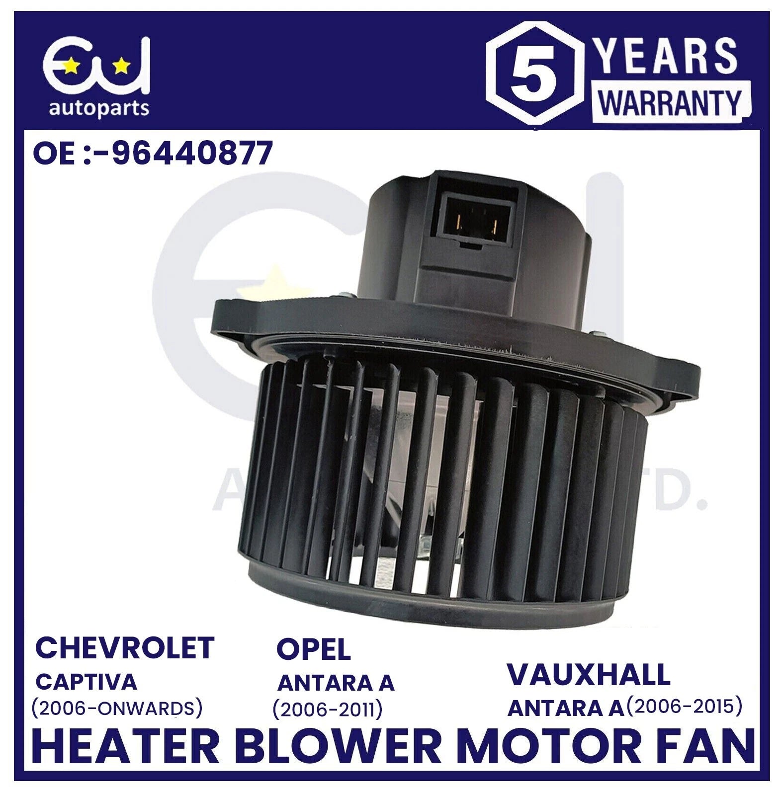 HEATER BLOWER MOTOR FAN FOR OPEL VAUXHALL ANTARA A L07 CHEVROLET CAPTIVA RHD