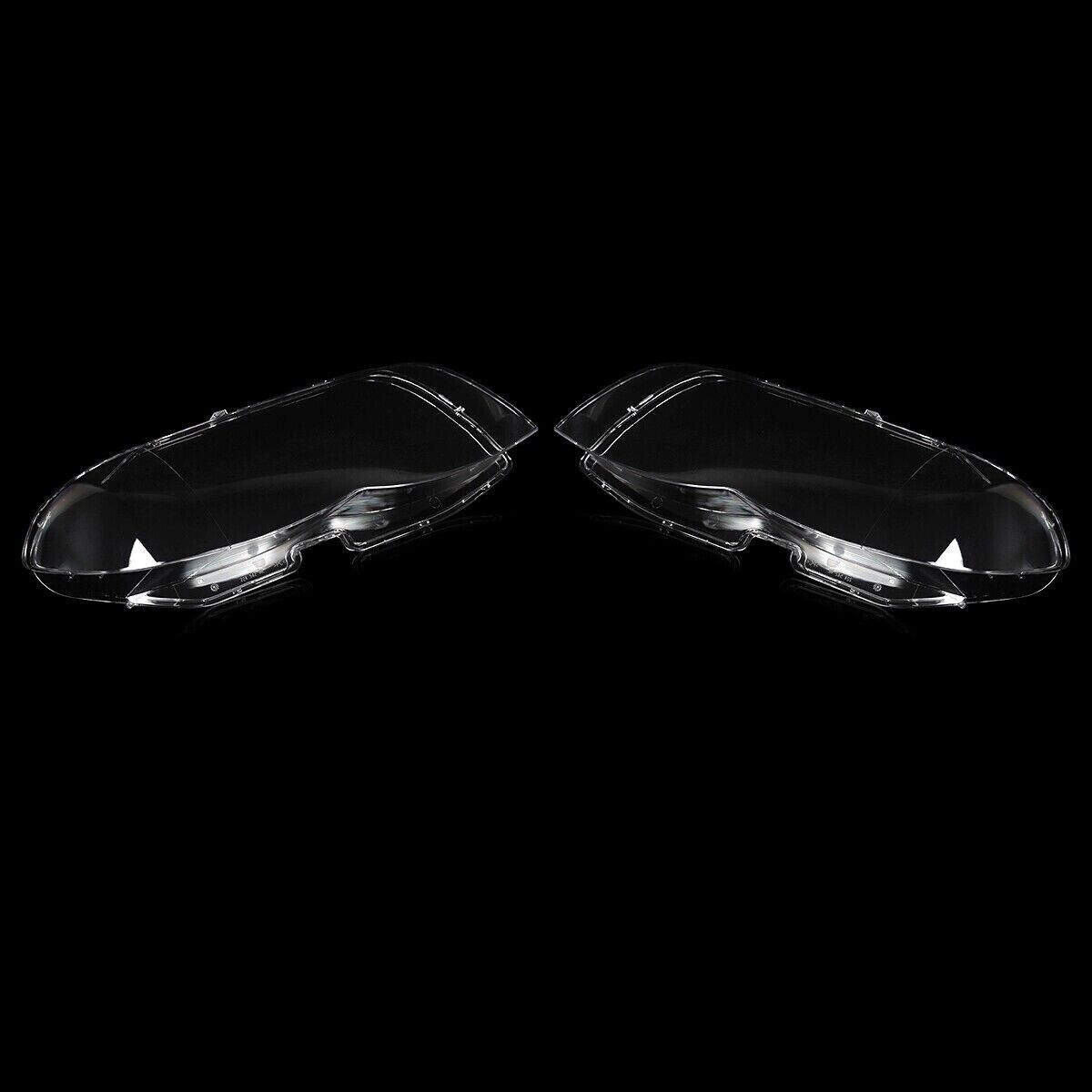 FOR BMW X5 E53 LCI 2004-2006 PAIR SIDE HEADLIGHT LENS COVER HEADLAMP SHELL