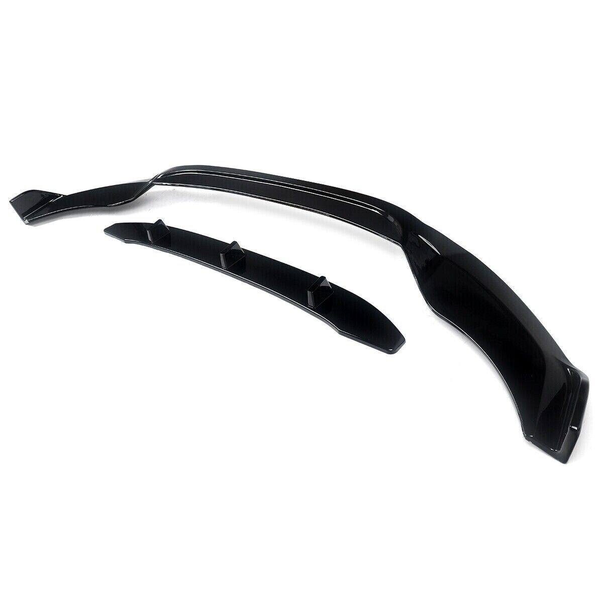 FOR BMW X3 F25 X4 F26 M SPORT FRONT LIP SPLITTER GLOSS BLACK 2014-2017
