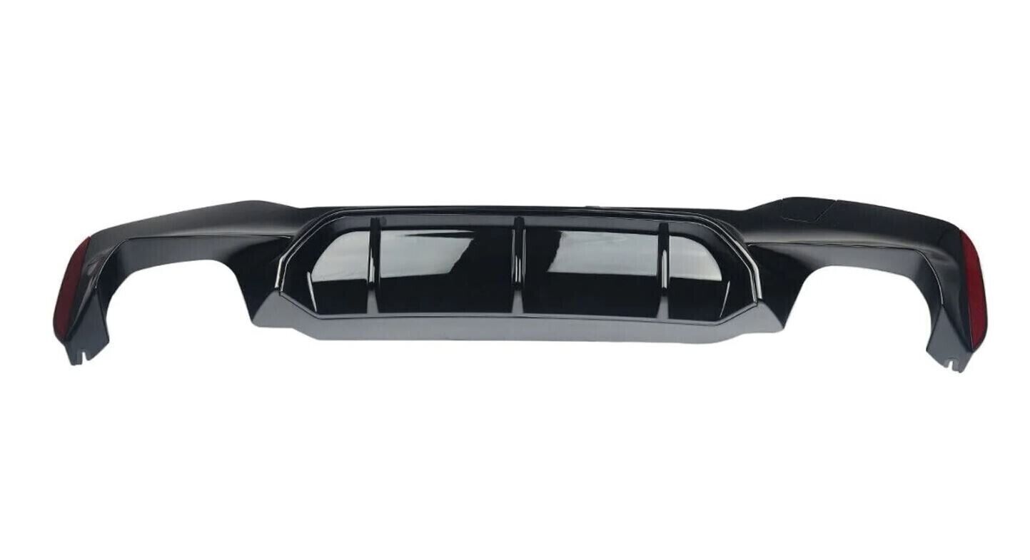 FOR BMW 5 SERIES G30 G31 REAR BUMPER DIFFUSER M5 STYLE M SPORT TAIL PIPE 2017-20